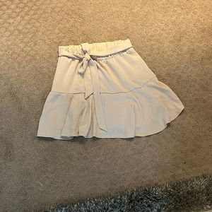 Beige skirt